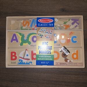 Melissa & Doug Classic ABC Picture Boards